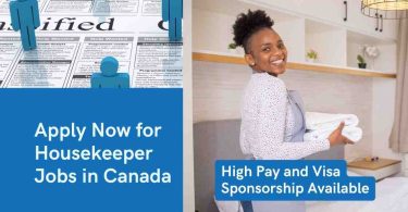 High Paying Housekeeper Jobs In Canada With Visa Sponsorship For Foreigners