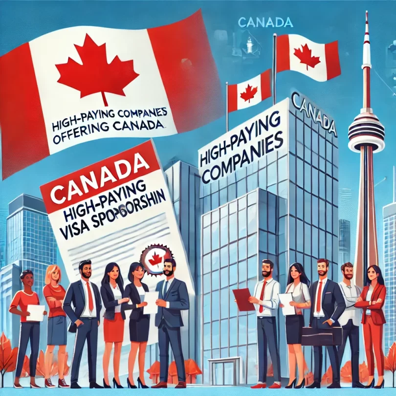 High Paying Companies in Canada Offering Visa Sponsorship